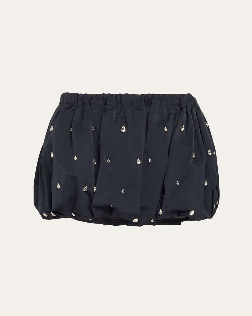 Holly Embellished Bubble Mini Skirt